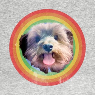 VINTAGE YORKIE RAINBOW T-Shirt